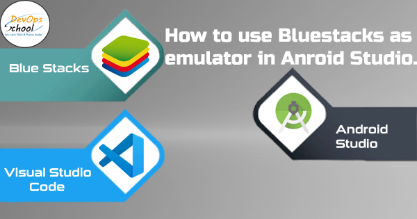 connect bluestacks emulator android studio on mac